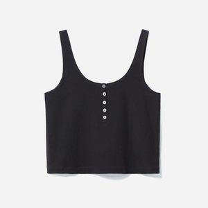 Everlane Washable Silk Henley Tank size 2